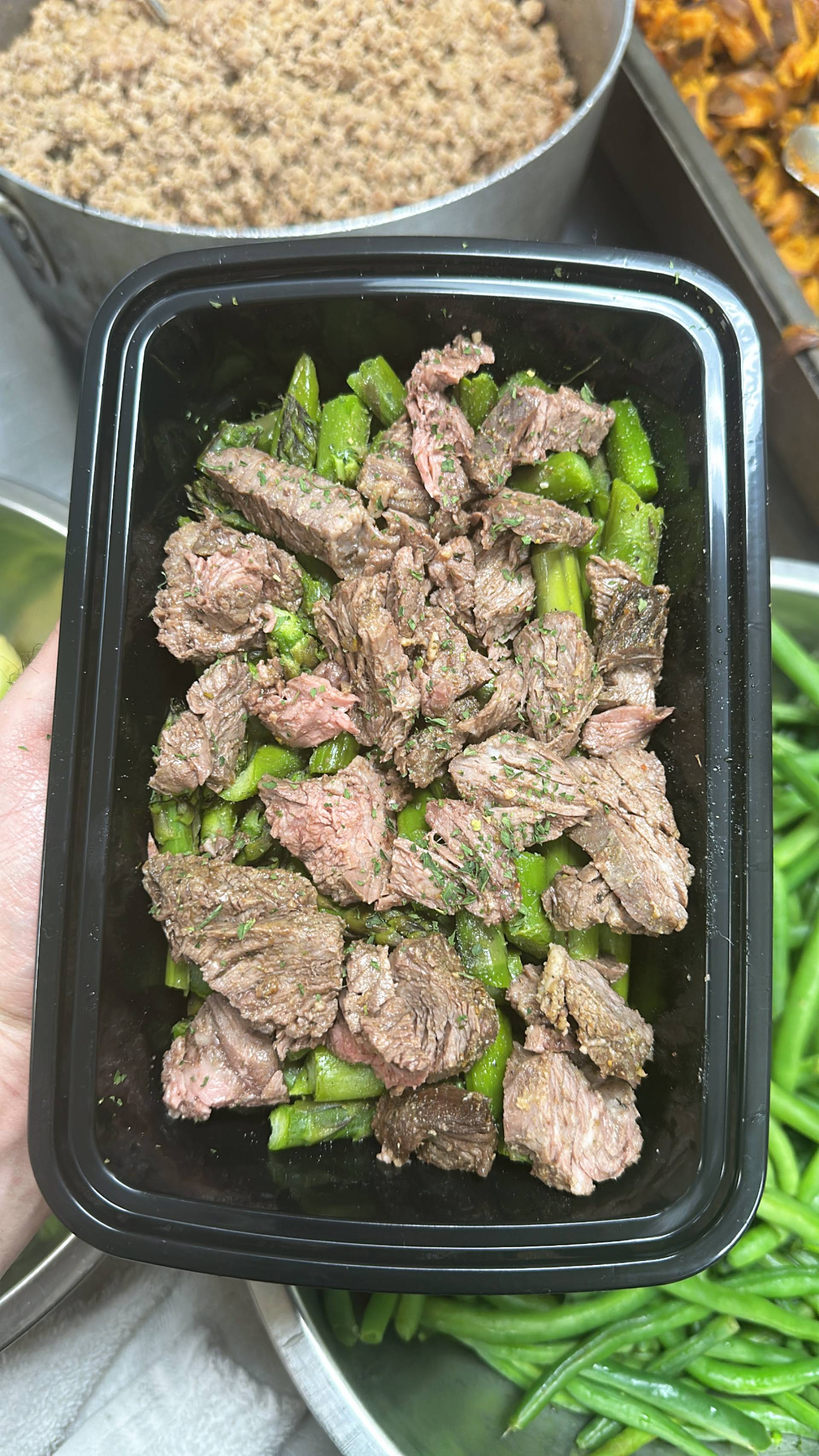 Steak + Asparagus