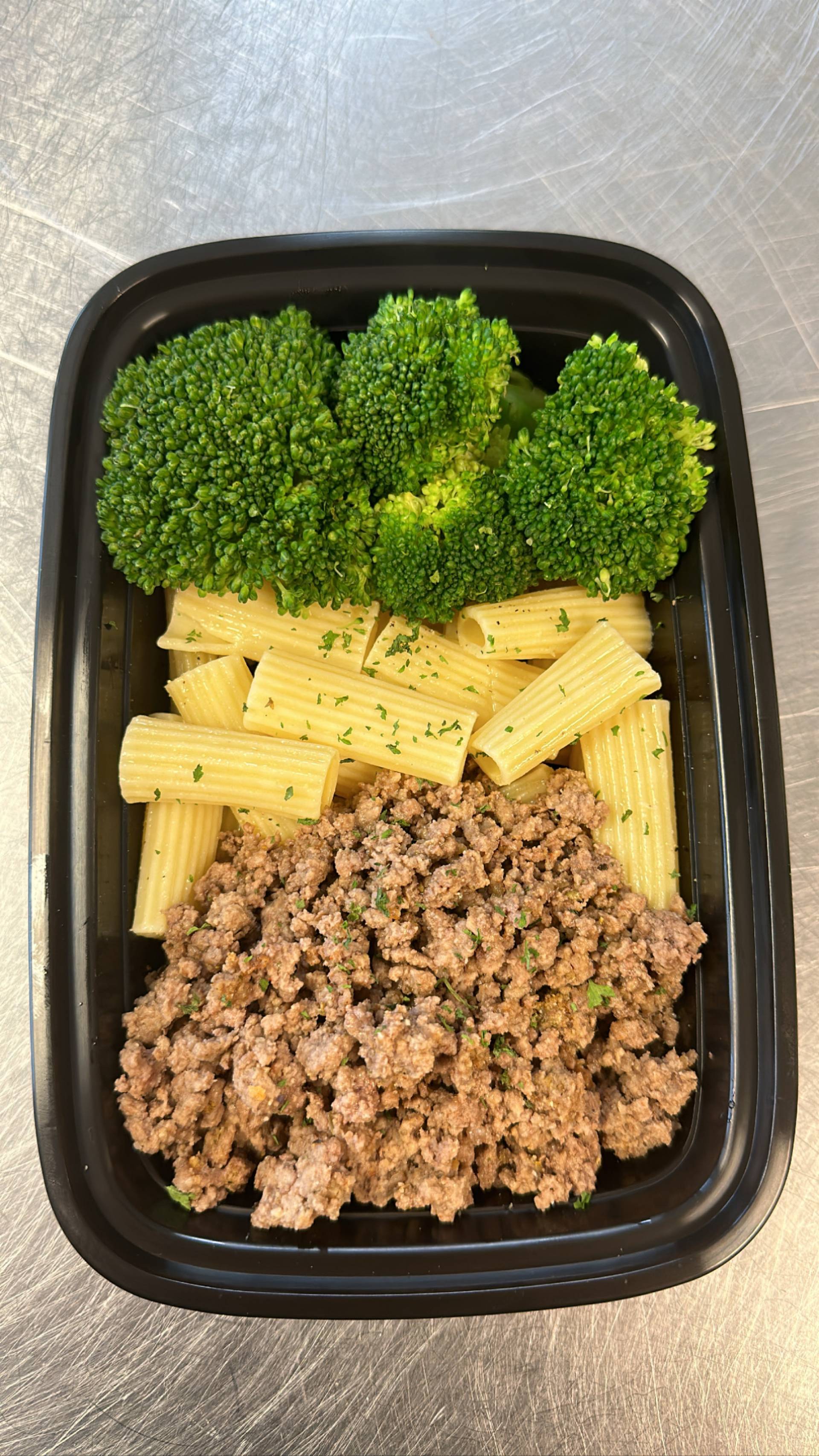 Beef + Pasta + Broccoli