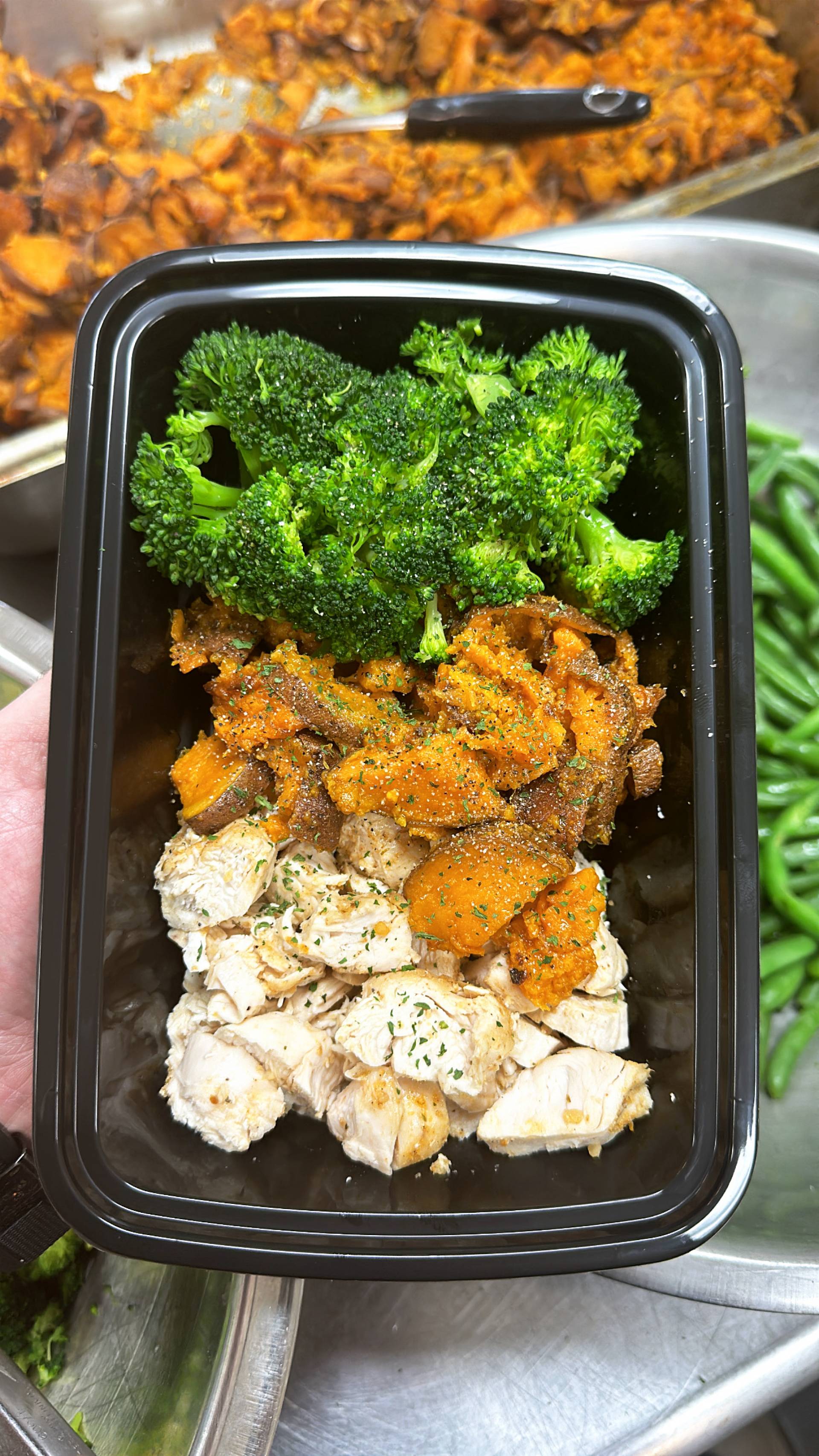 Chicken + Sweet Potato+ Broccoli