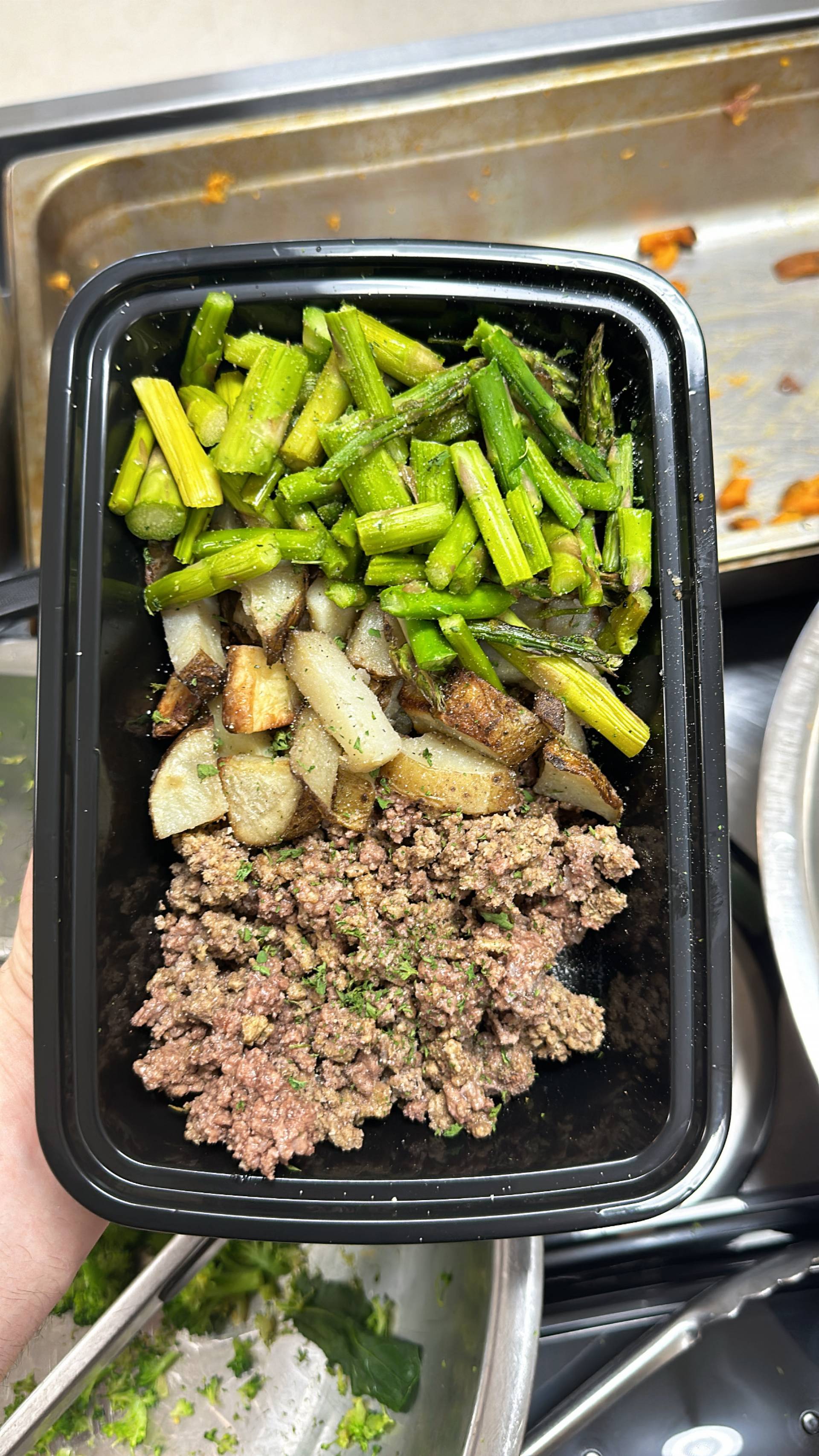 Beef + White Potato + Asparagus