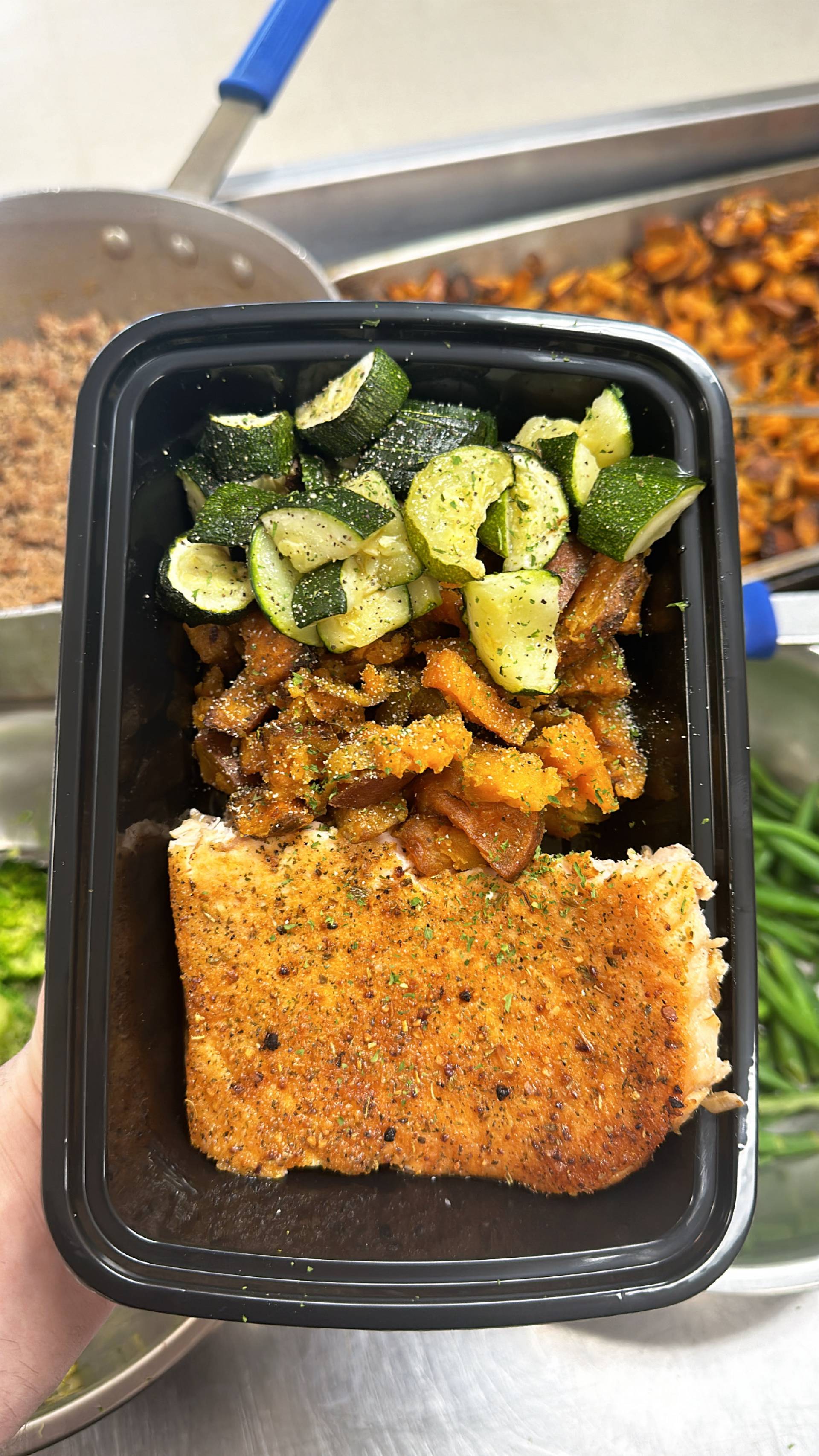 Salmon + Sweet Potato + Zucchini