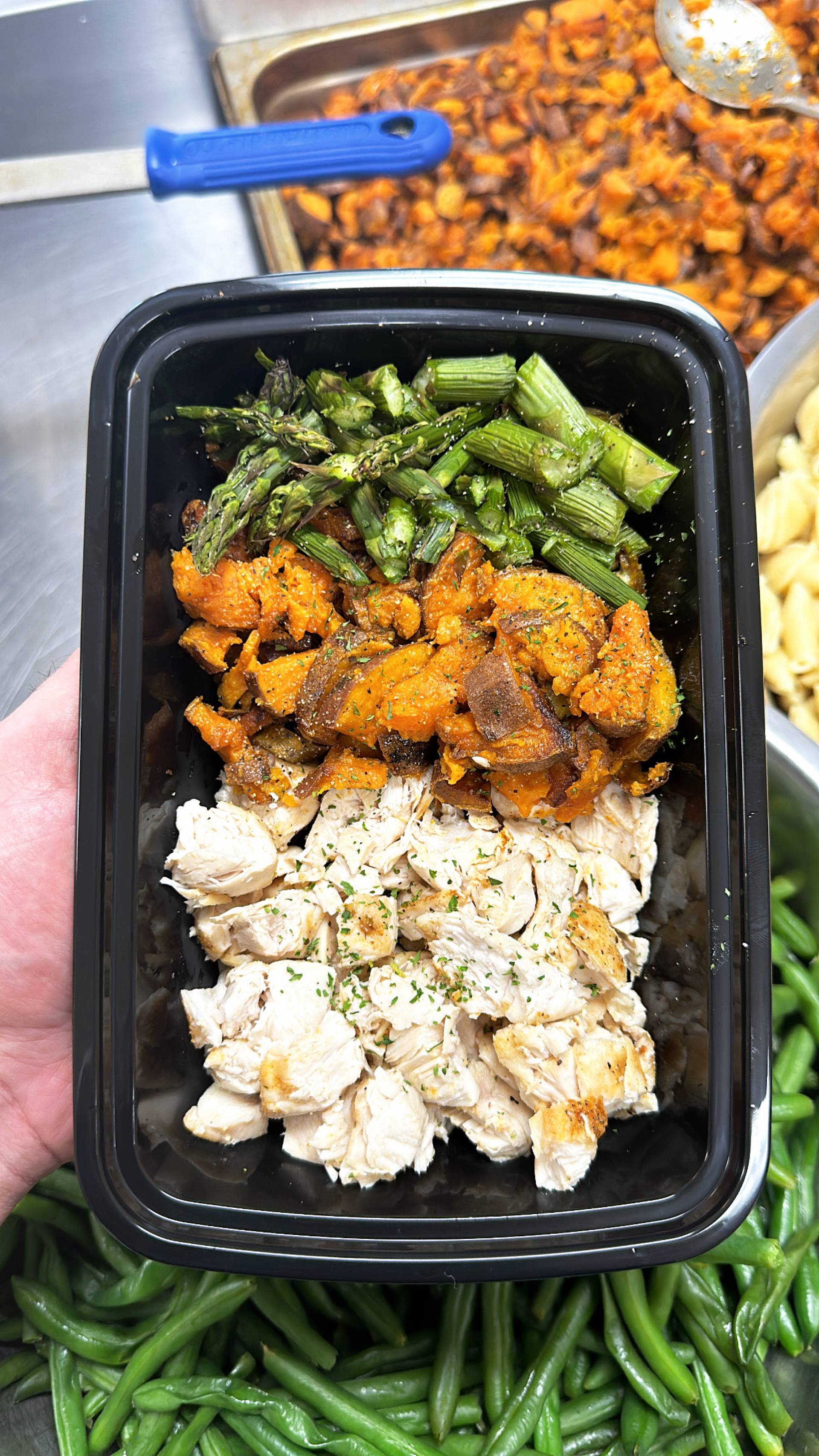 Chicken + Sweet Potato + Asparagus