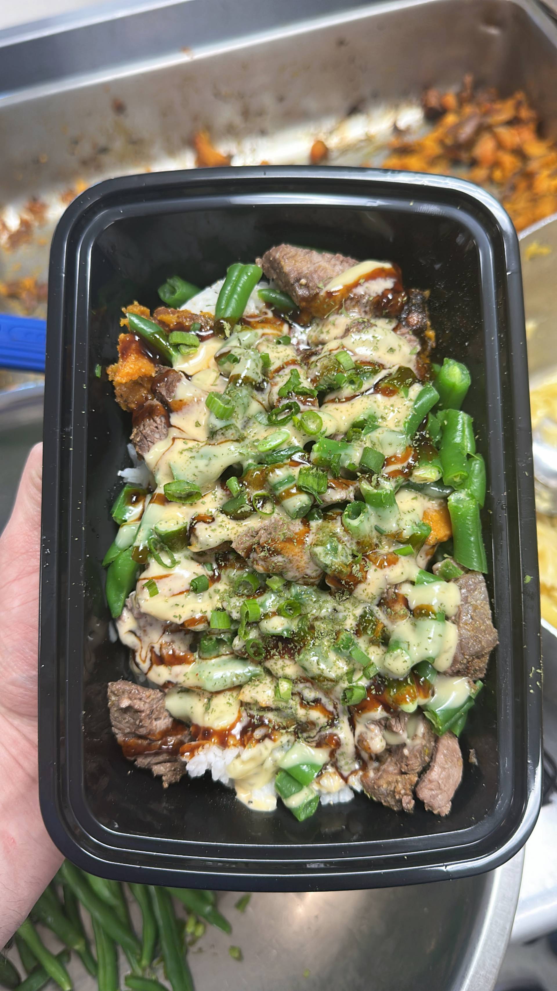 Garlic Teriyaki ( Steak + White Potato )