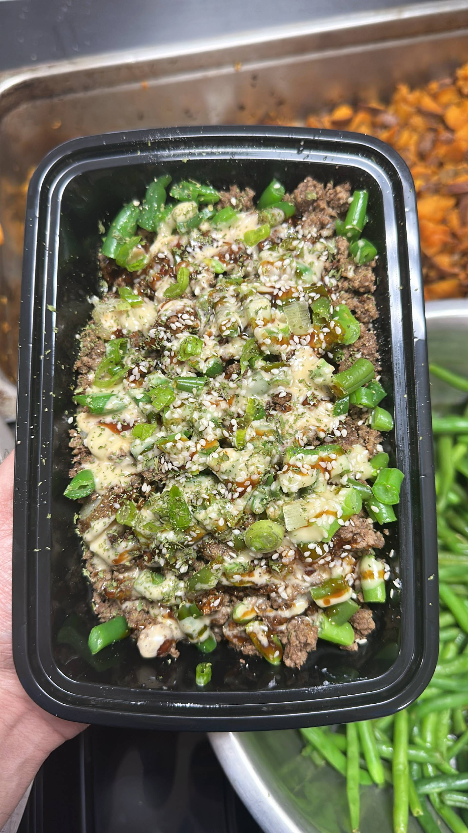 Garlic Teriyaki ( Beef + Sweet Potato )