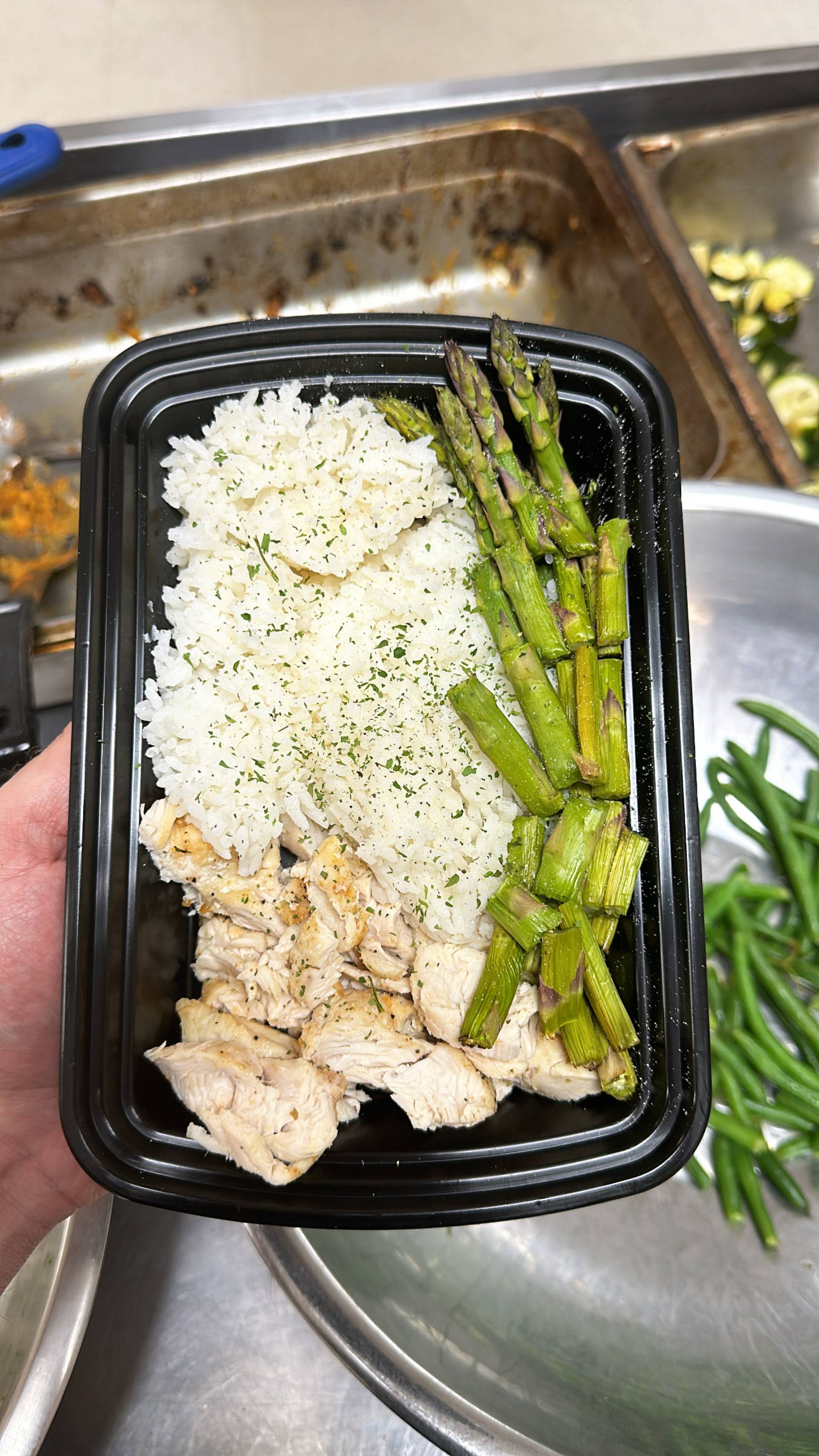 Chicken + Jasmine Rice + Asparagus