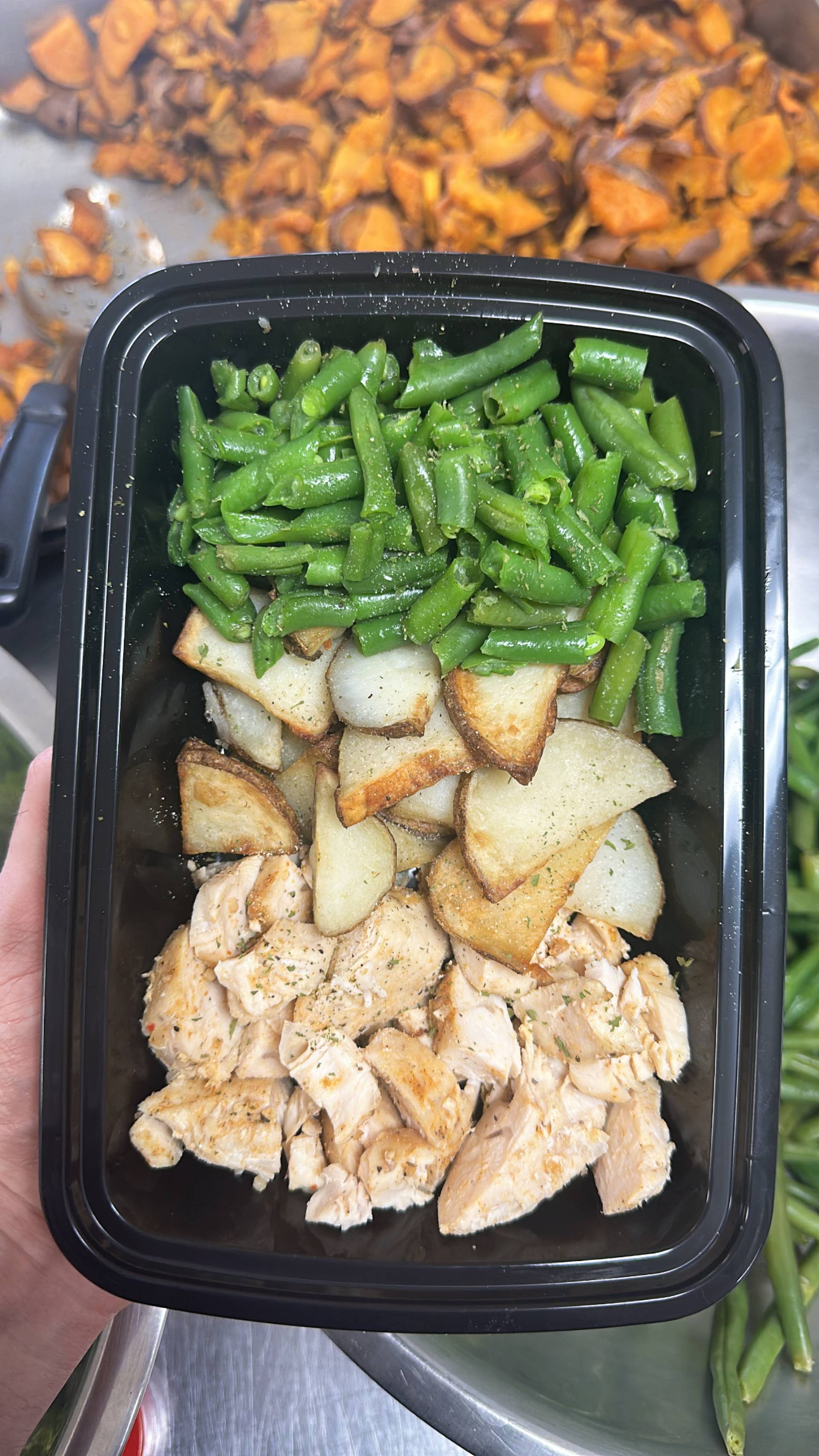 Chicken + White Potato + Green Beans