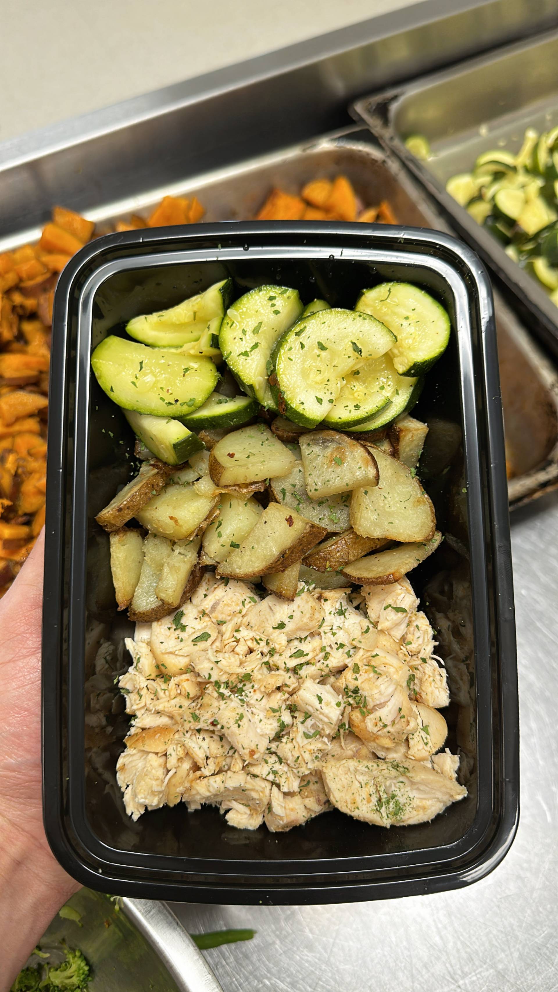 Chicken + White Potato + Zucchini
