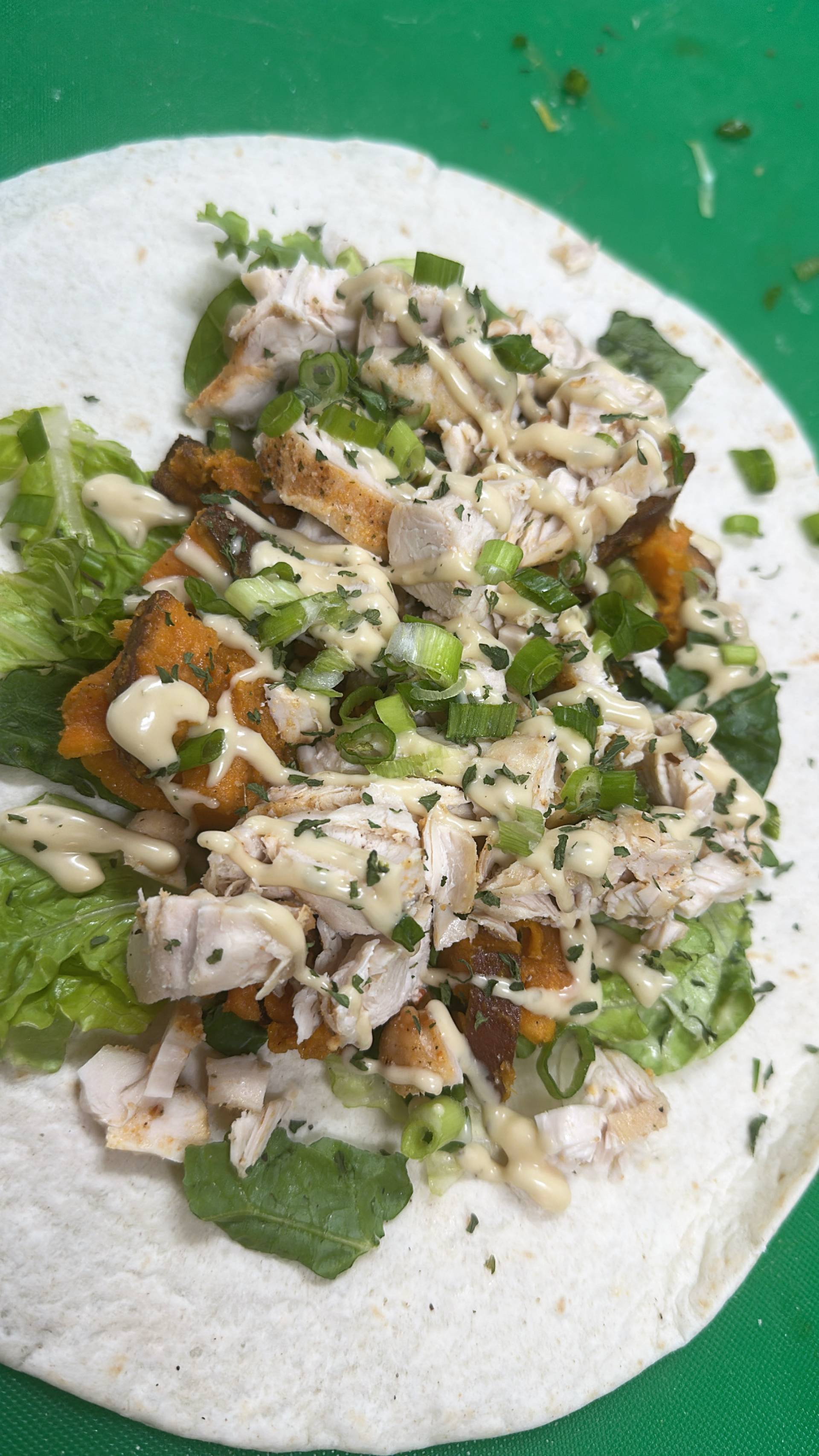 Garlic Parmesan Wrap (C)