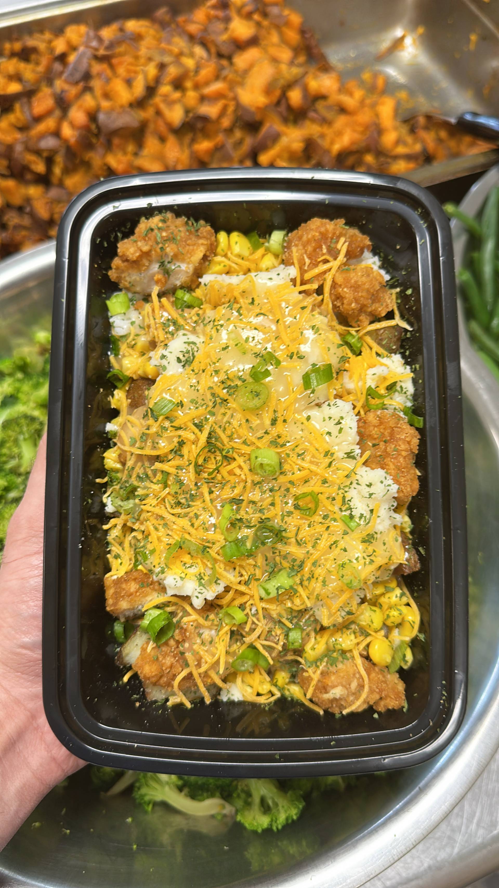 Southern Comfort ( Breaded Chicken + Sweet Potato )