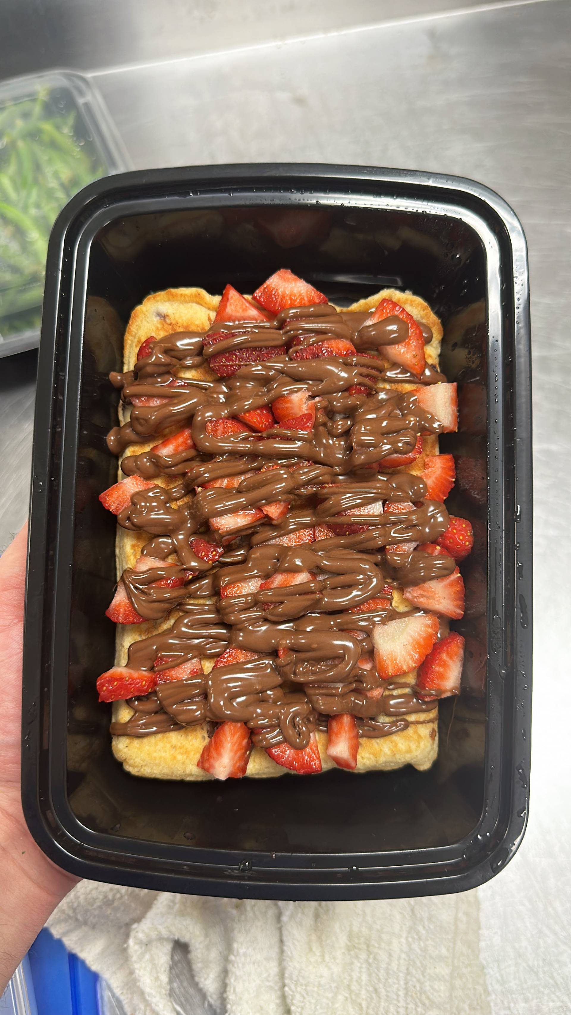 Protein Pancake ( Nutella + SB or Banana )