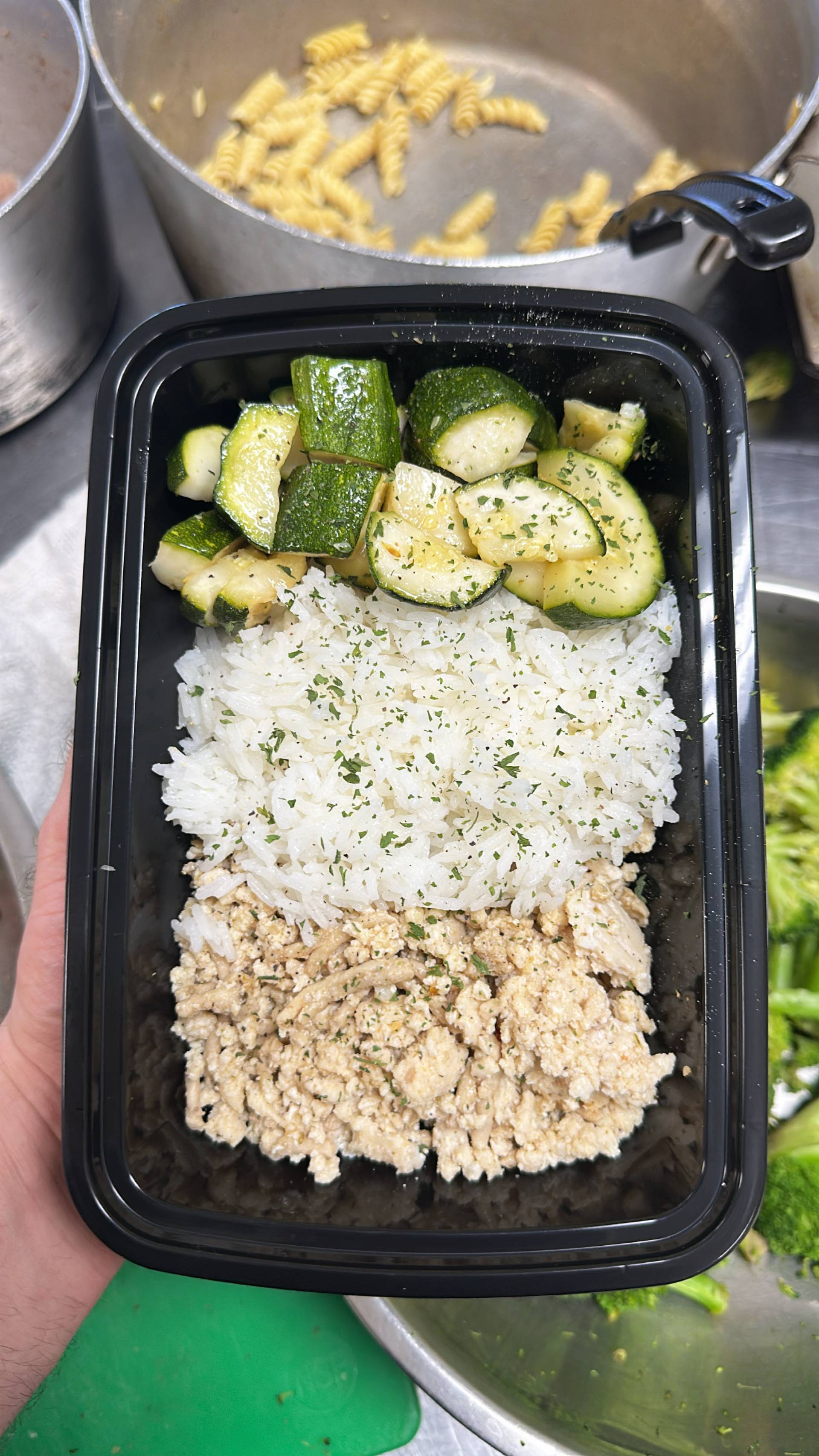 Ground Chicken + Jasmine Rice + Zucchini