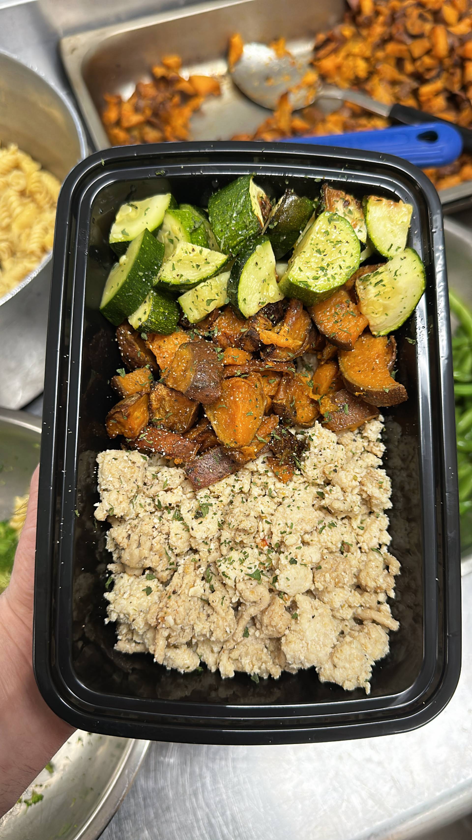 Ground Chicken + Sweet Potato + Zucchini