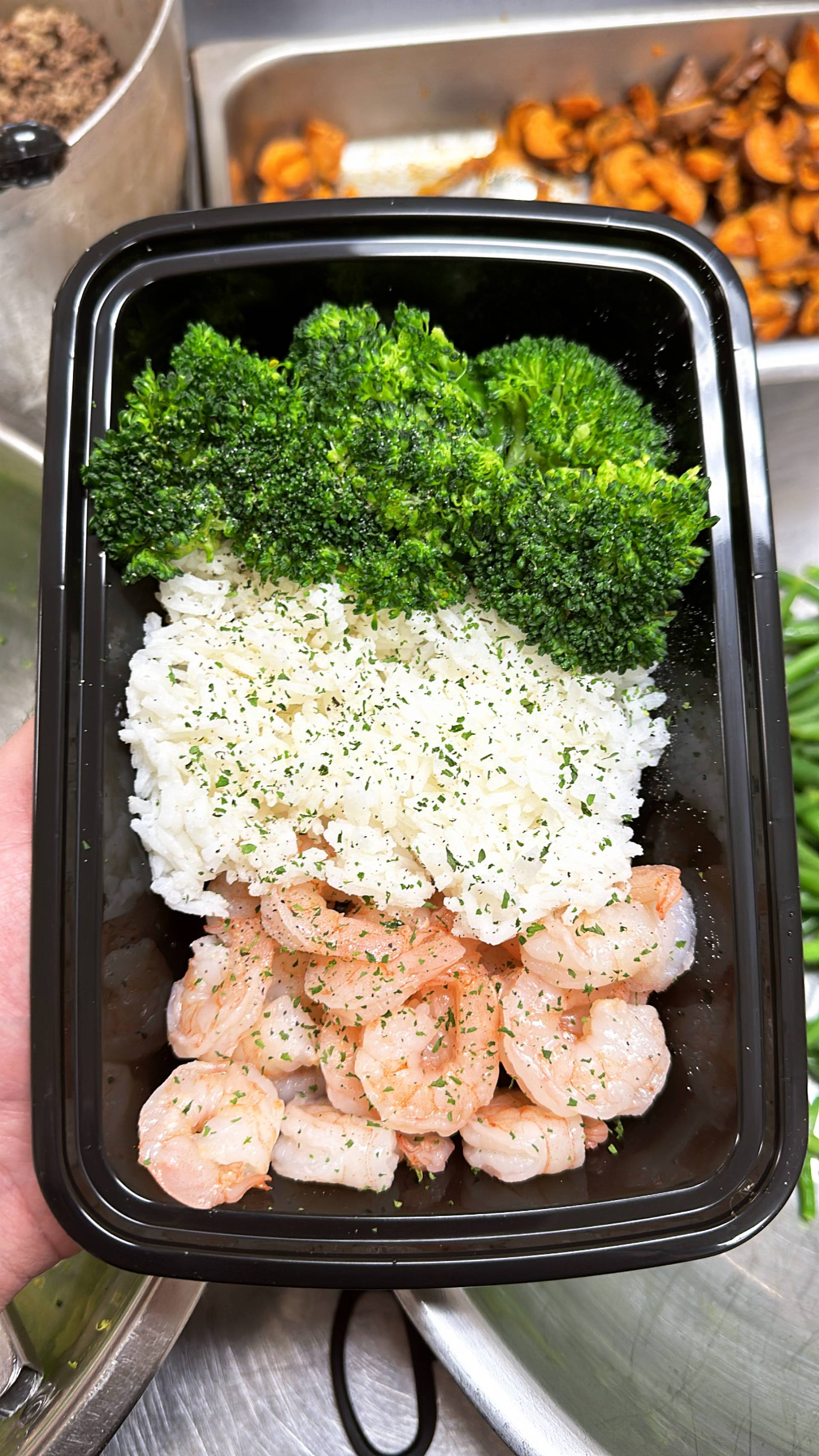 Shrimp + Jasmine Rice + Broccoli